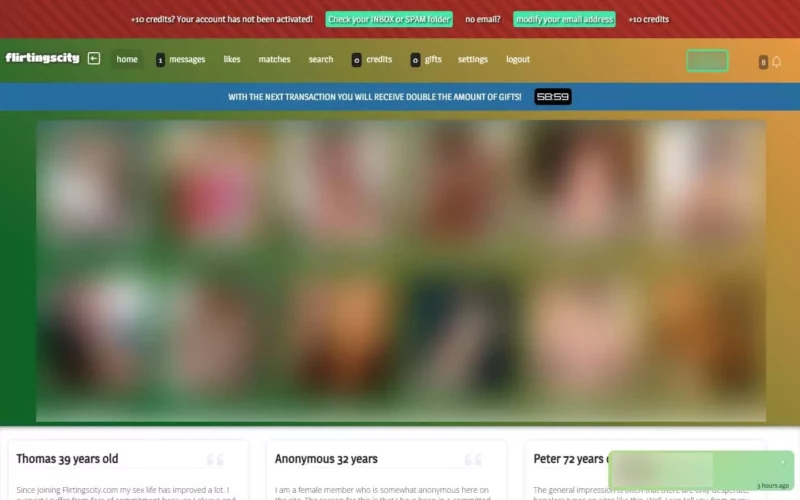 Review FlirtingsCity.com member area