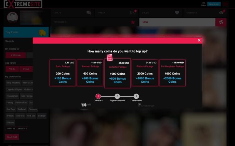Review ExtremeSite.com costs