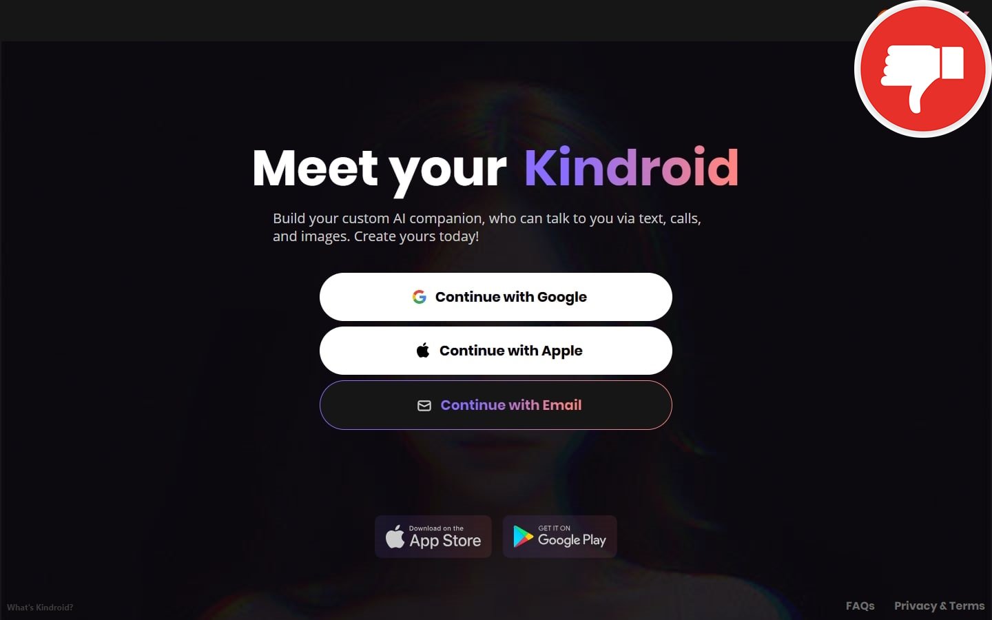 Review Kindroid.ai scam experience