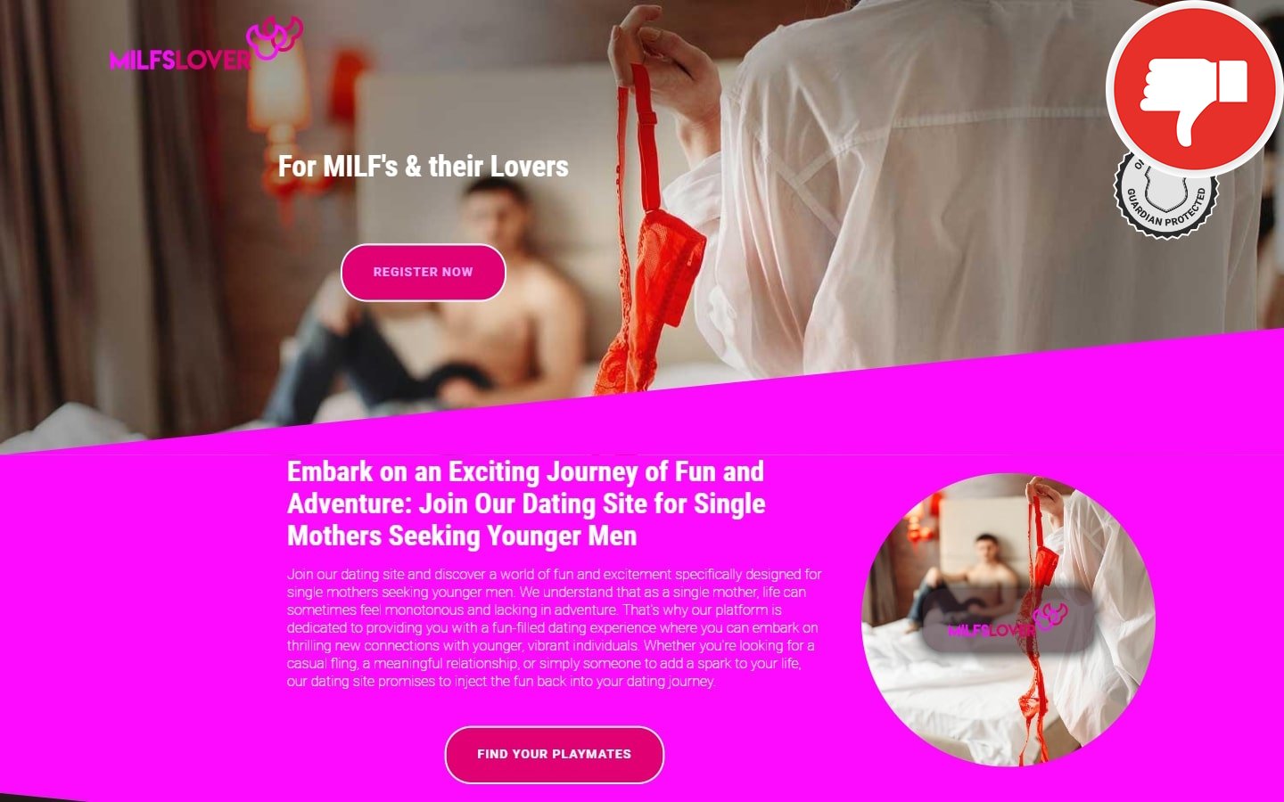 Review MilfsLover.com scam experience
