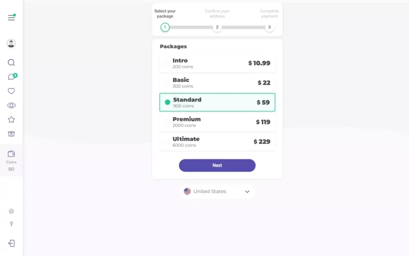 Blink-Match.com payment