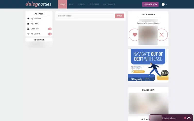 Review JuicyHotties.com member area