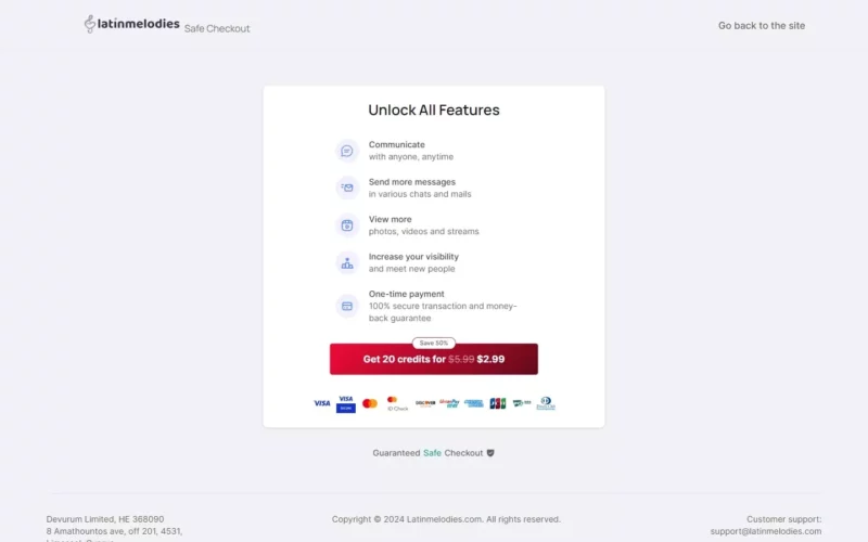 Review LatinMelodies.com costs