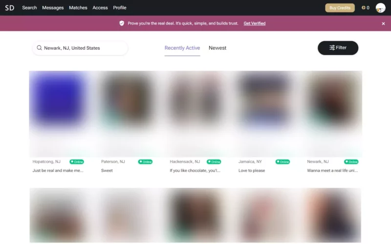 Review SugarDaddy.com member area