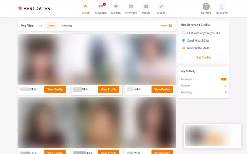 Review BestDates.com member area