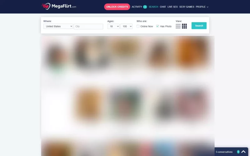 Review MegaFlirt.com member area