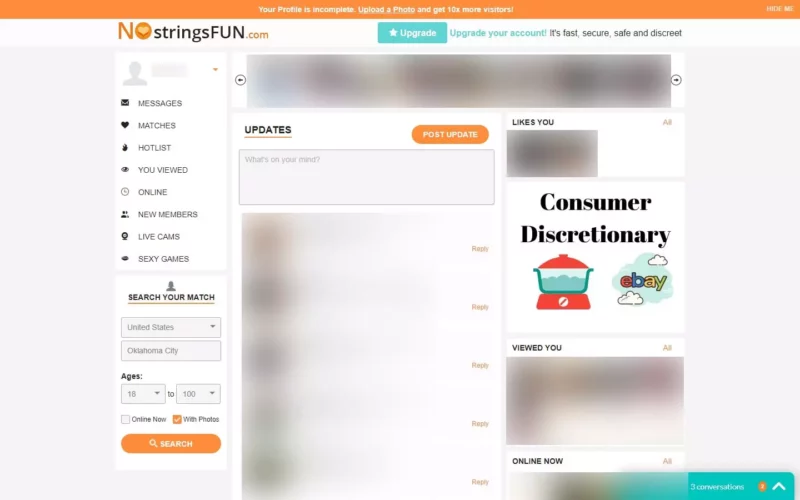 Review NoStringsFun.com member area