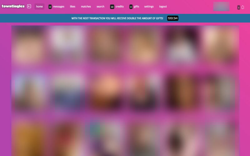 Review TownTingles.com member area