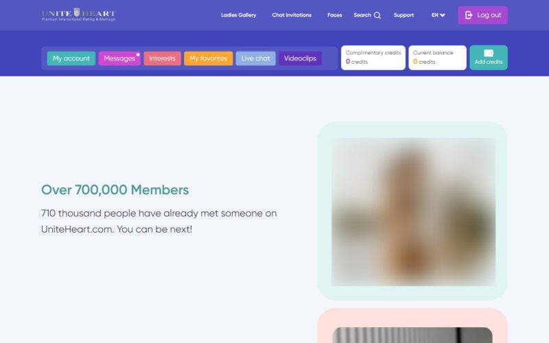 Review UniteHeart.com member area