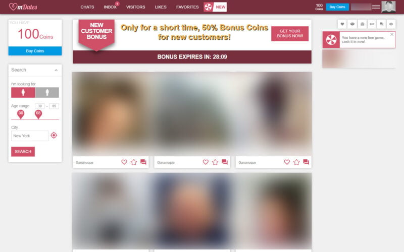 Review mDates.com member area