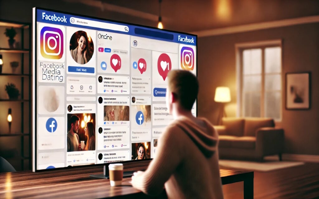Dating via social media Facebook, Instagram & Co