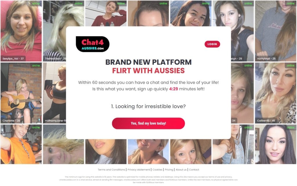 Review Chat4Aussies.com scam