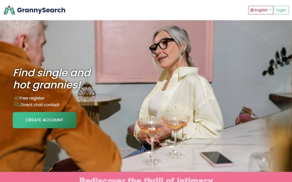 Review GrannySearch.com landing page