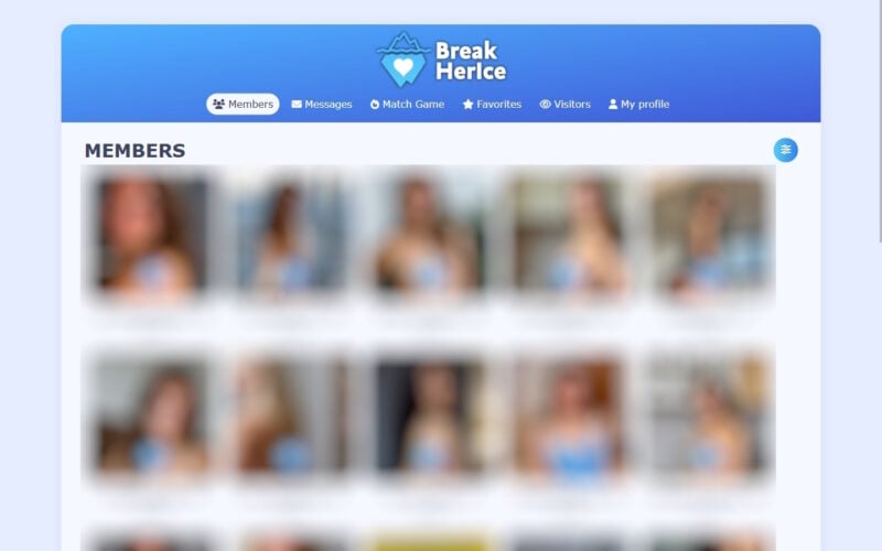 Review BreakHerIce.com member area