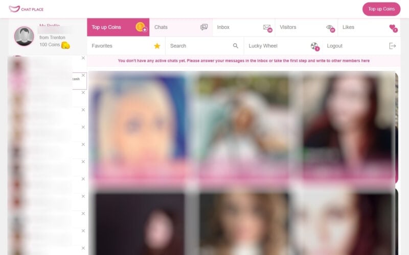 Review ChatPlace.com member area