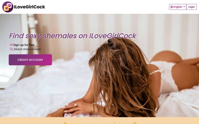 Review ILoveGirlCock.com landing page