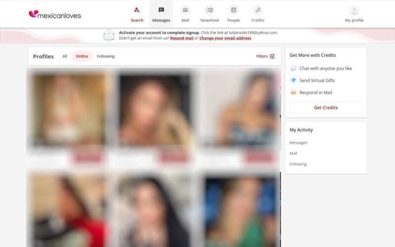 Review MexicanLoves.com member area