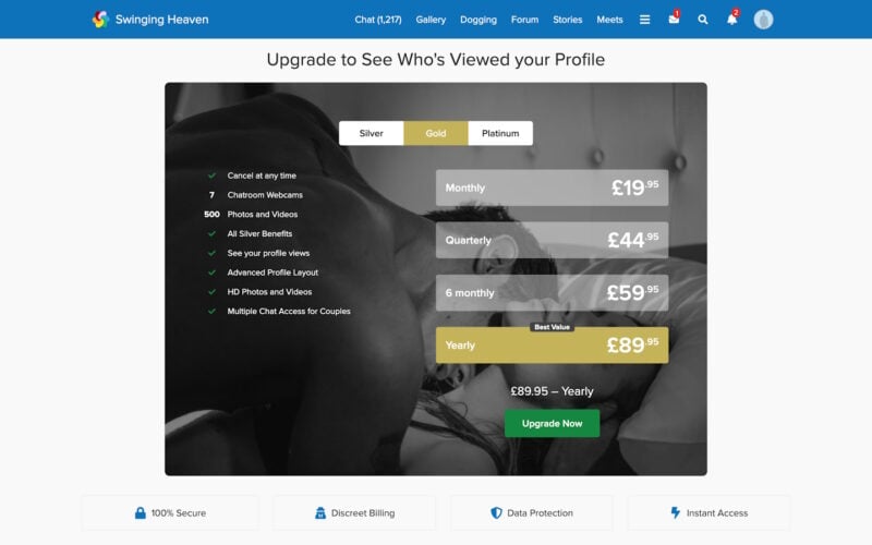 Review SwingingHeaven.co.uk costs