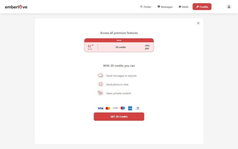 Review EmberLove.com costs