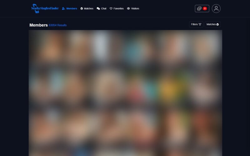 Review NearbySinglesFinder.com members area