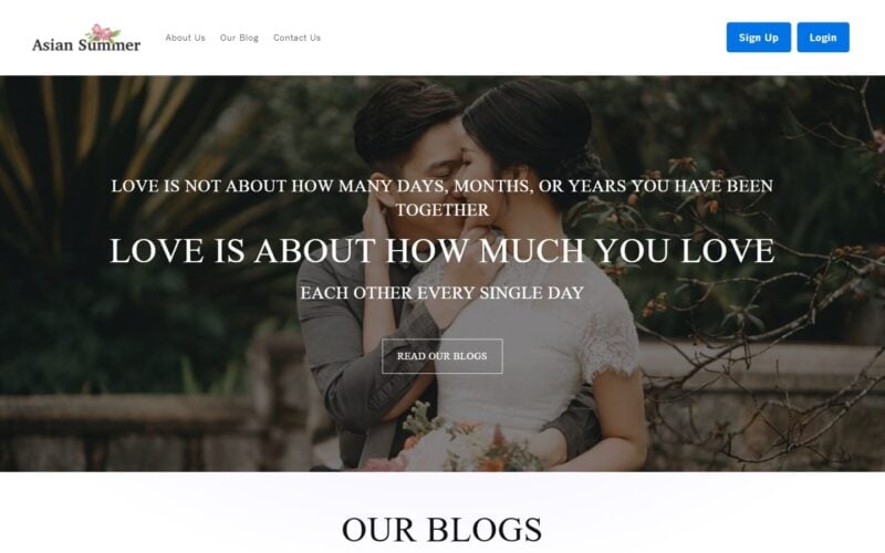 Review Asian-summer.com landing page