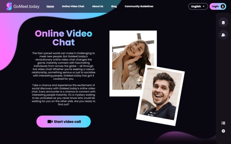 Review GoMeet.Today landing page