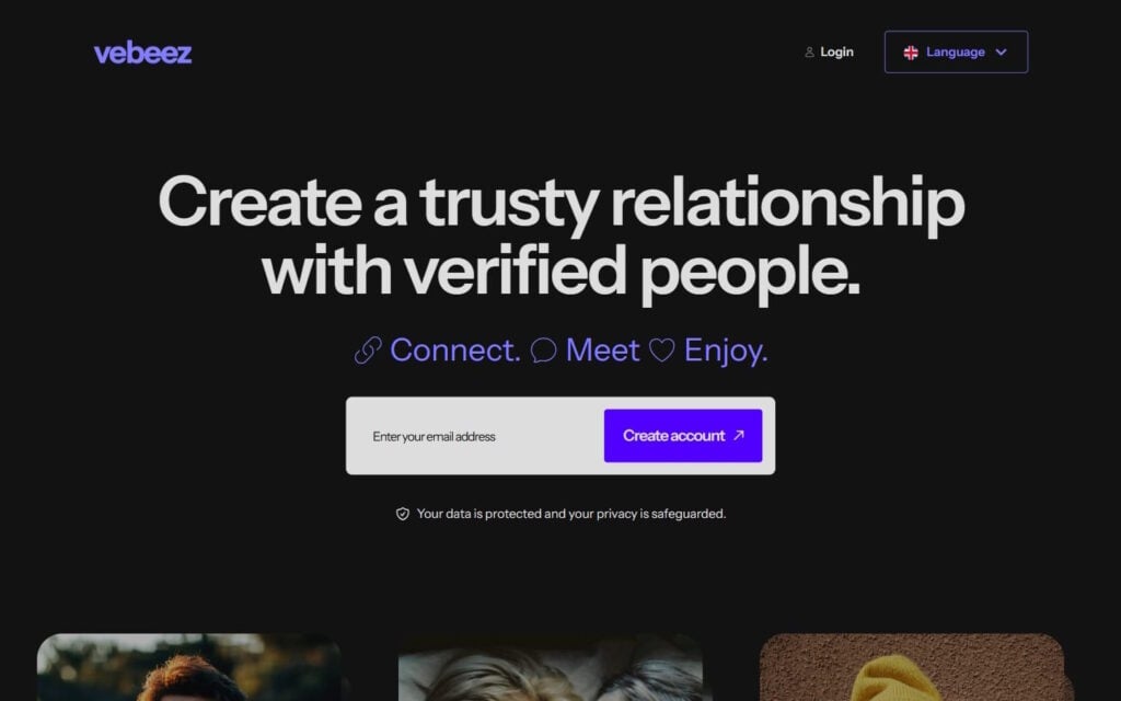 Review Vebeez.com landing page