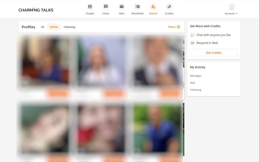 CharmingTalks.com member area