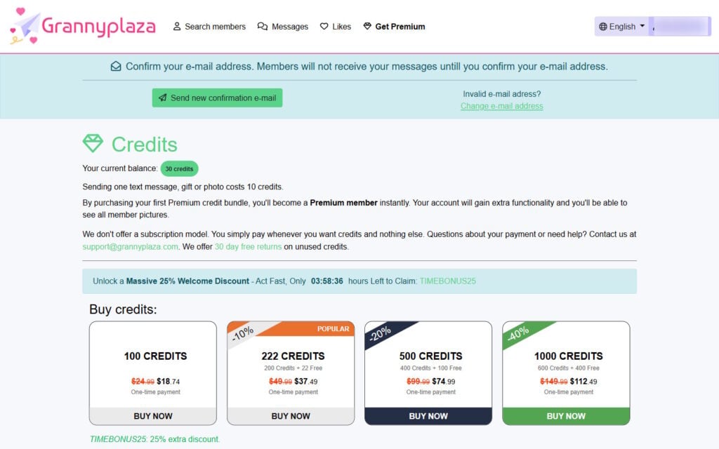 Review GrannyPlaza.com costs