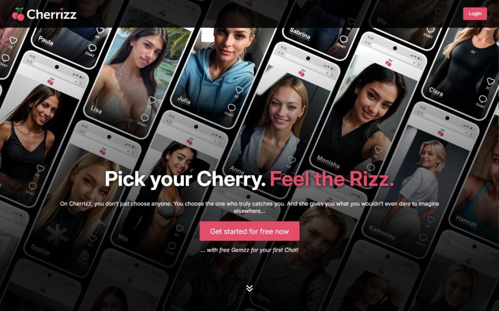 Review Cherrizz.com landing page