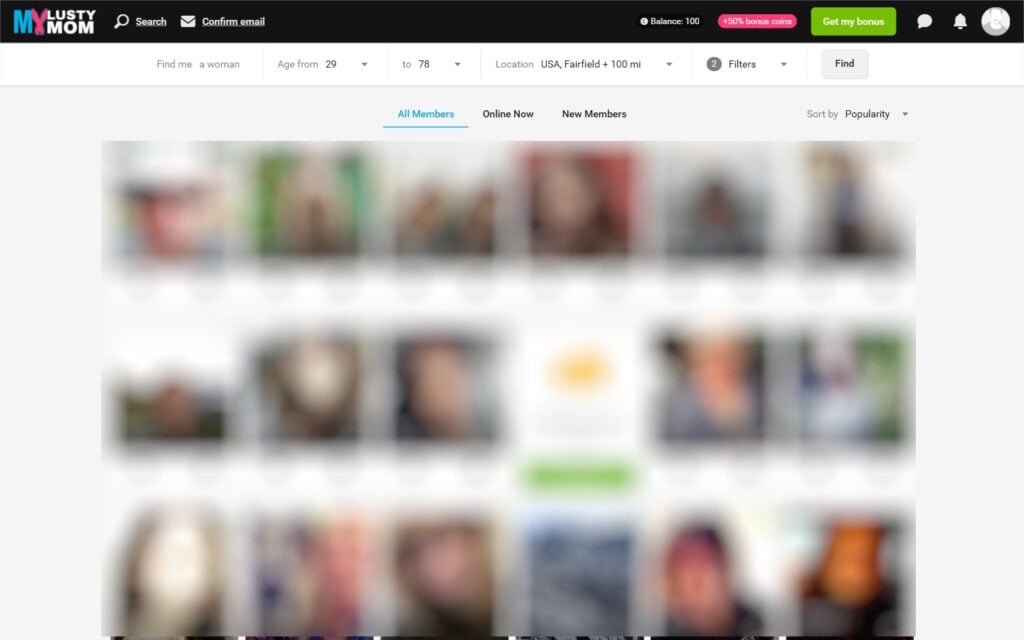Review MyLustyMom.com member area