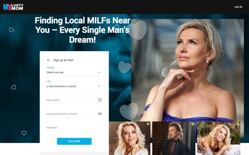 Review MyLustyMom.com registration
