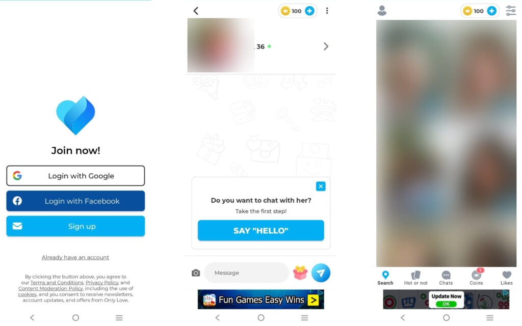 Review OnlyLove.is app features