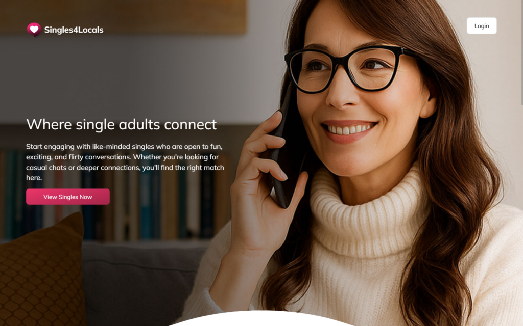 Review Singles4Locals.com landing page