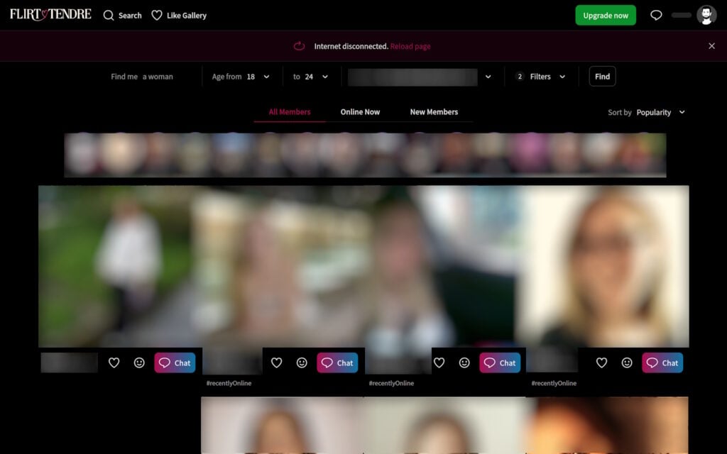 Flirttendre.com members