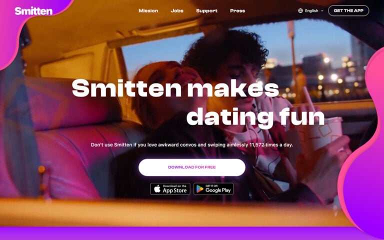 Smittendating.com landingpage